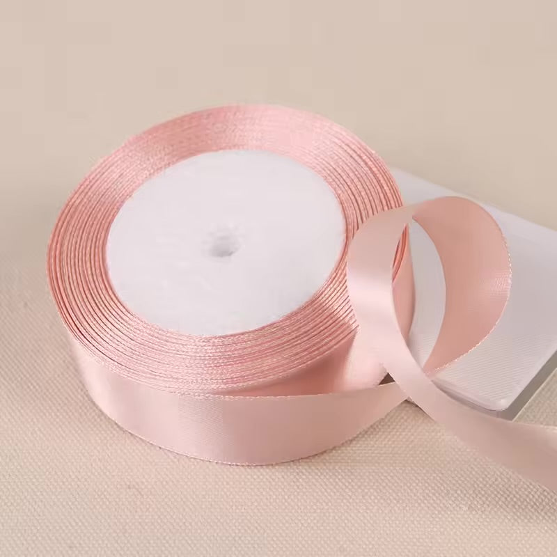 Premium Satin Ribbon Roll – 1 Inch x 9 Yards | Gift Wrapping, Crafts & Decorations