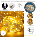 3 Mods LED Fairy Lights for Bouquets, Gifts & Decorations (Battery Operated)
