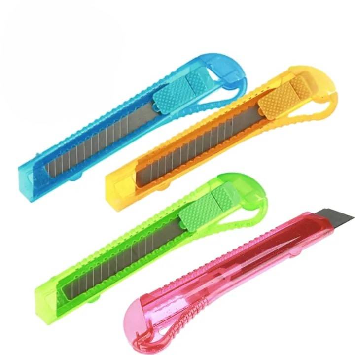 Mini Paper Cutter Utility Knife – Sharp Blade Cutter for Ribbon, Bouquet Wrapping, Paper, Cardboard, Fabric & DIY Crafts