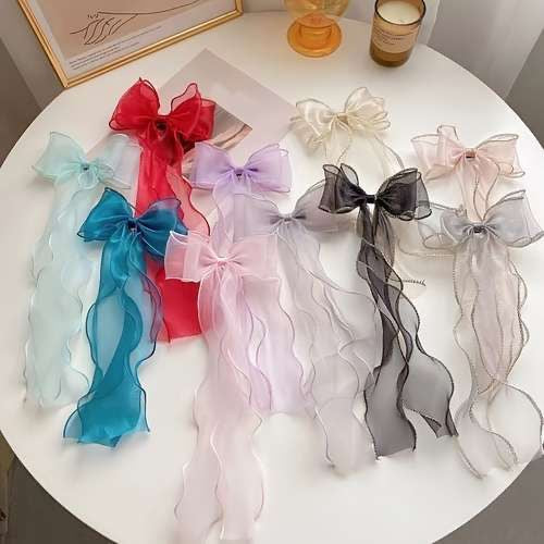 Premium Sheer Chiffon Ribbon Roll – 1.6 Inch (4 CM) x 10 Yards | Soft Organza Ribbon for Bouquet Wrapping, Gift Packing, Florist, DIY Crafts & Decorations