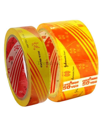 Transparent Scotch Tape 0.75 Inch x 50 Yards for Office, School & Packaging