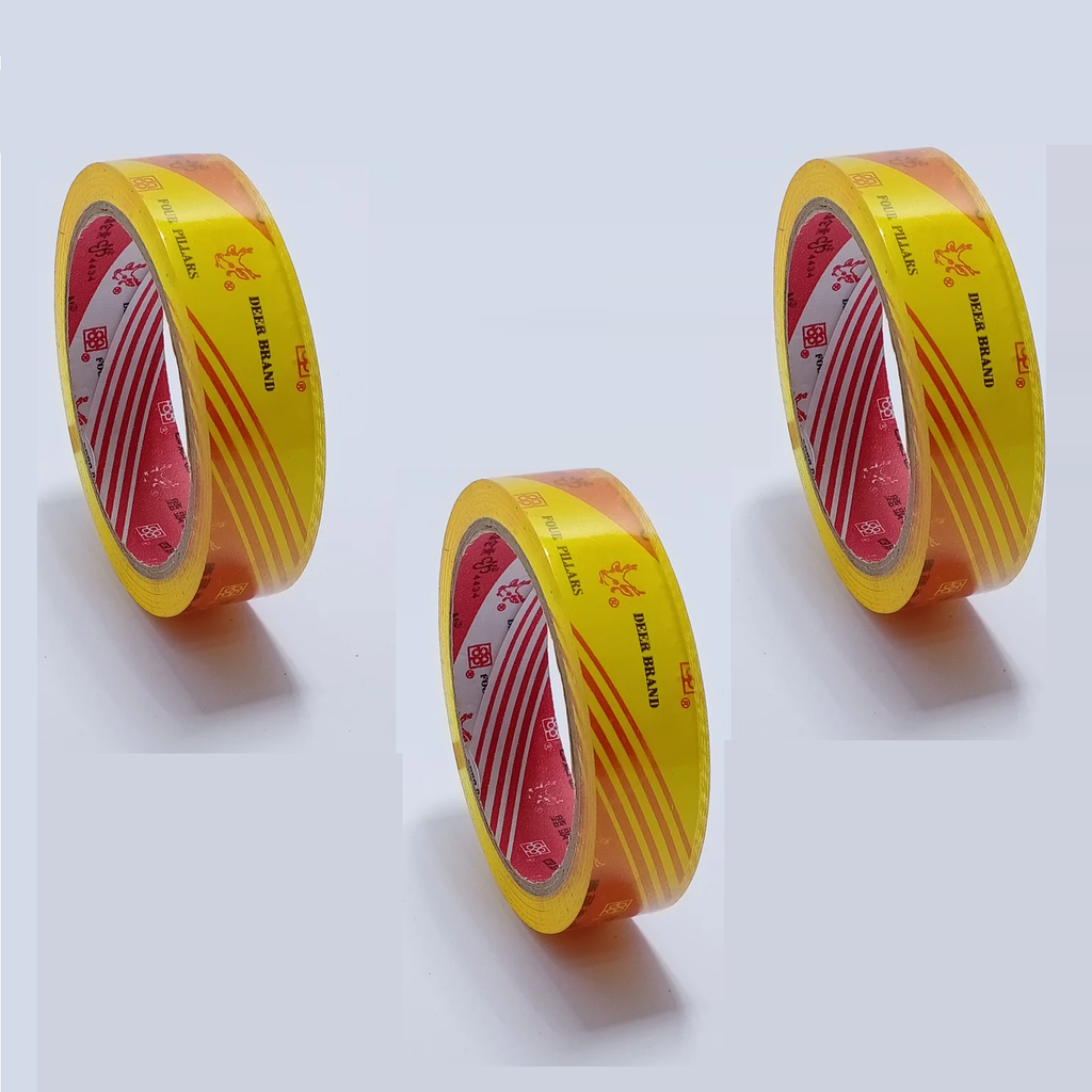 Transparent Scotch Tape 0.75 Inch x 50 Yards for Office, School & Packaging