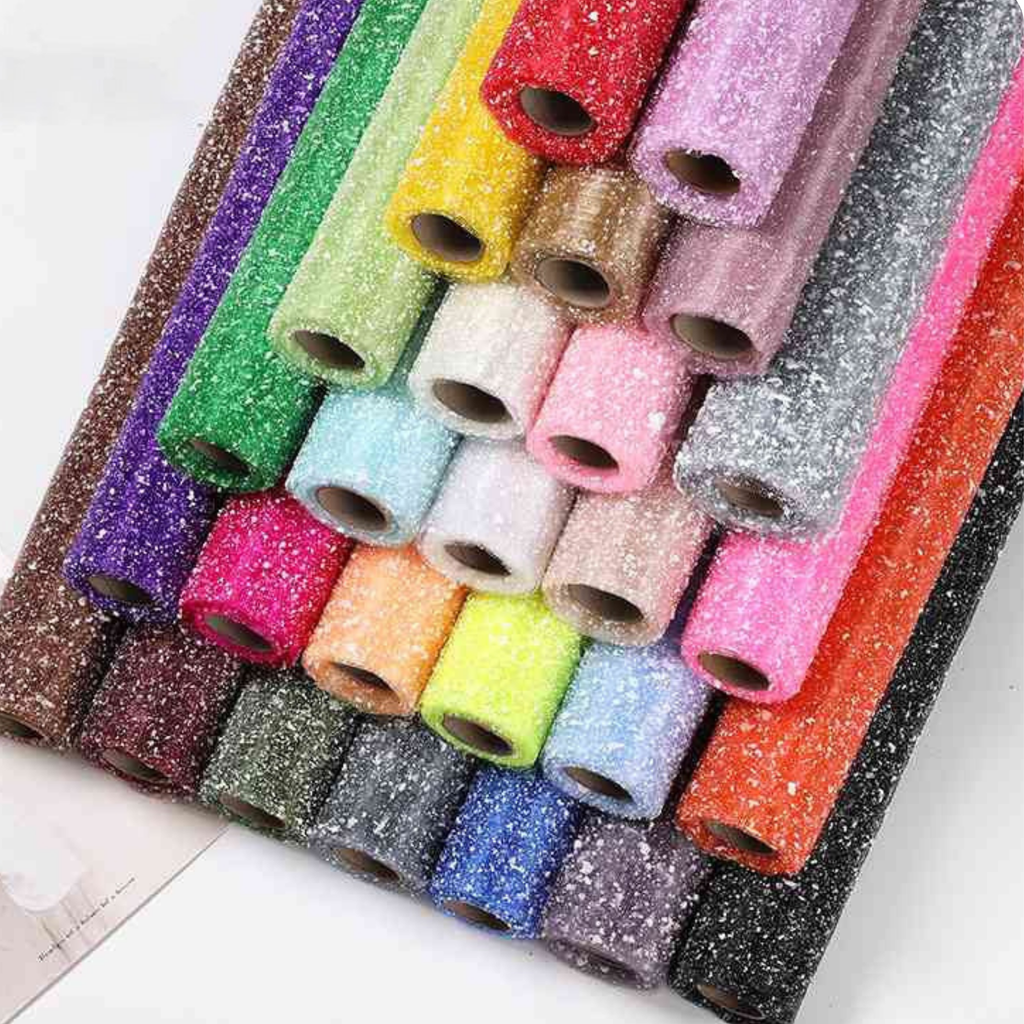 Snow Mesh Roll for Flower Wrapping & Bouquet Decoration (50cm × 4 Yard)