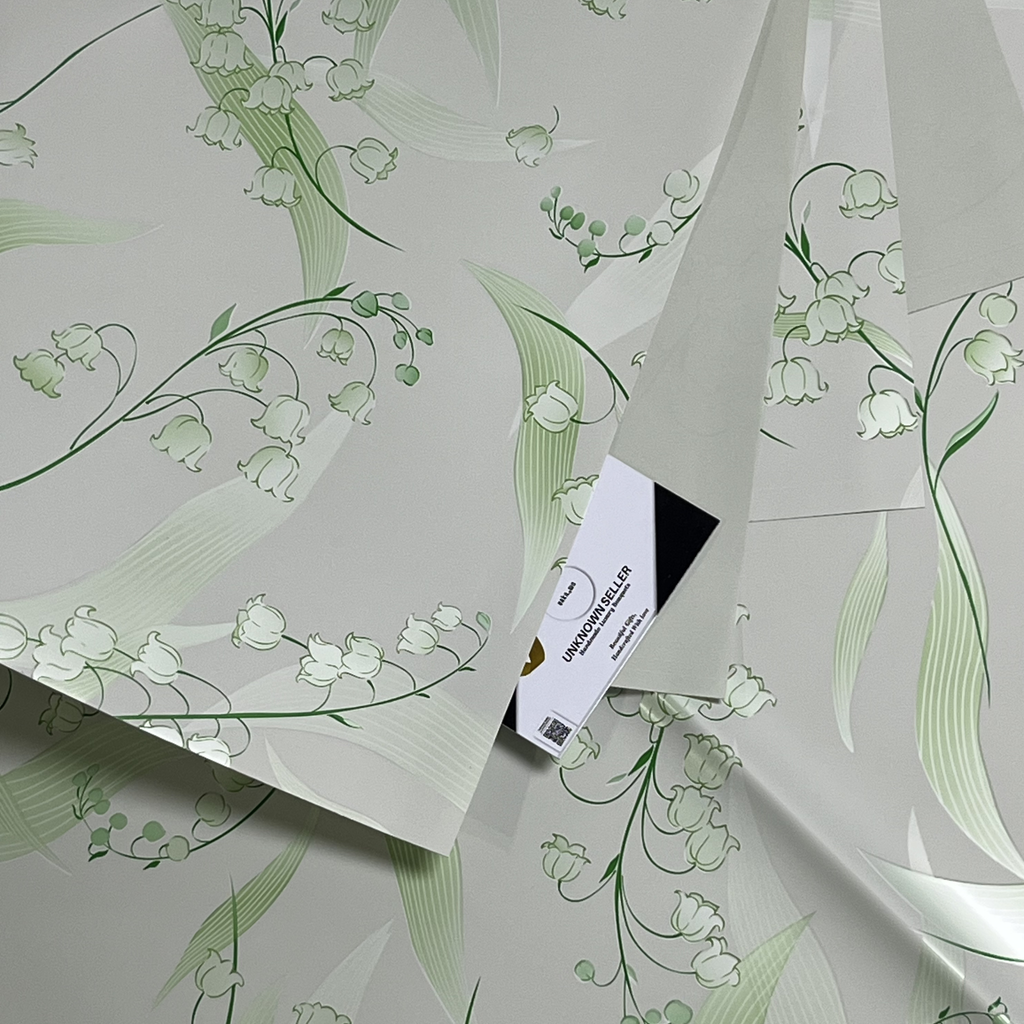 Secret Garden Floral Bouquet Wrapping Sheets – Premium Opaque Florist Paper for Luxury Flower & Gift Packaging (20 Sheets)