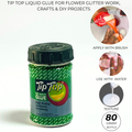 Tip Top Liquid Glue for Flower Glitter Work, Crafts & DIY Projects (80g & 200g)