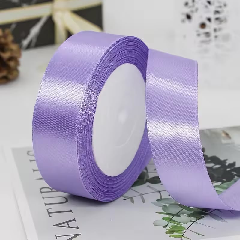 Premium Satin Ribbon Roll – 1 Inch x 9 Yards | Gift Wrapping, Crafts & Decorations