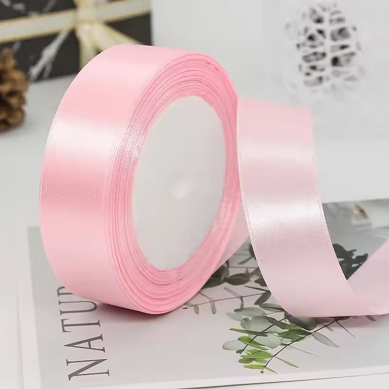 Premium Satin Ribbon Roll – 1 Inch x 9 Yards | Gift Wrapping, Crafts & Decorations