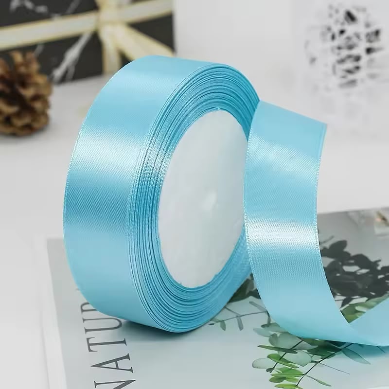 Premium Satin Ribbon Roll – 1 Inch x 9 Yards | Gift Wrapping, Crafts & Decorations