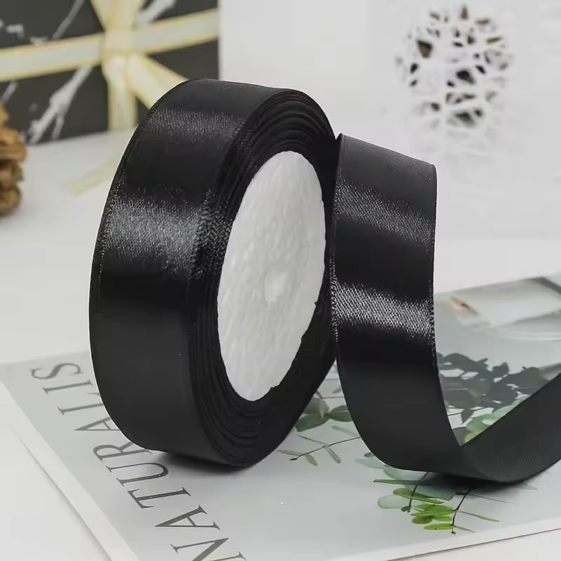Premium Satin Ribbon Roll – 1 Inch x 9 Yards | Gift Wrapping, Crafts & Decorations