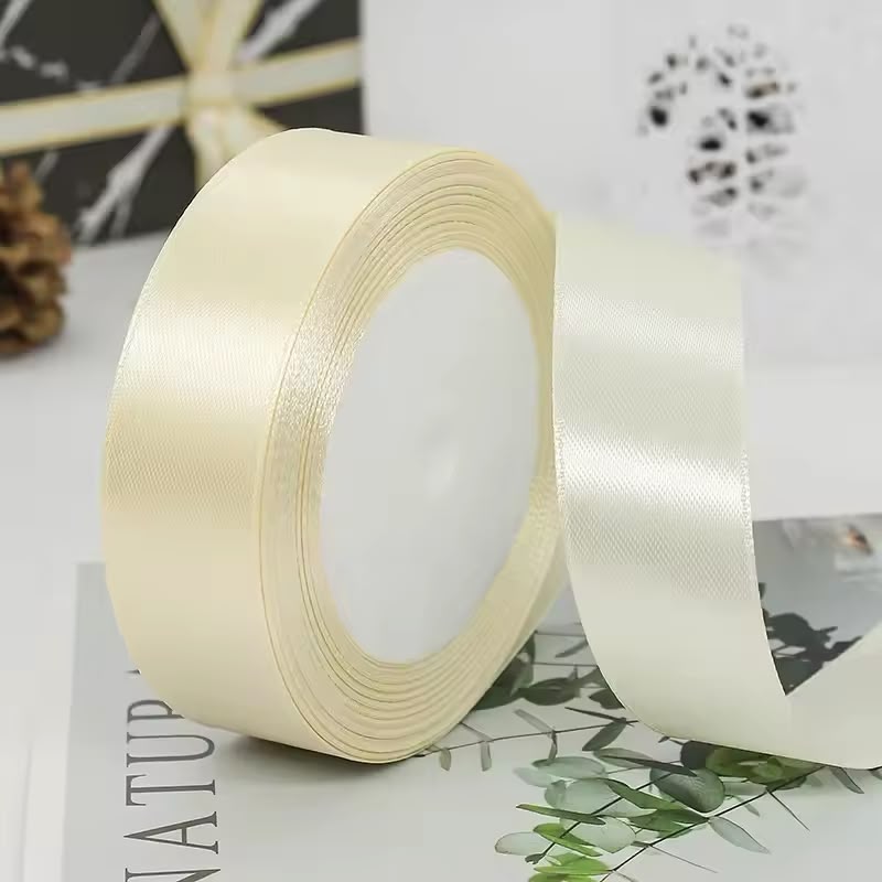 Premium Satin Ribbon Roll – 1 Inch x 9 Yards | Gift Wrapping, Crafts & Decorations