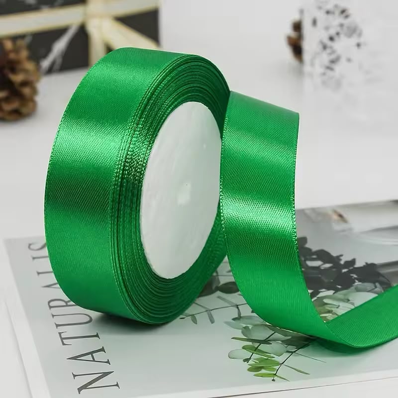 Premium Satin Ribbon Roll – 1 Inch x 9 Yards | Gift Wrapping, Crafts & Decorations
