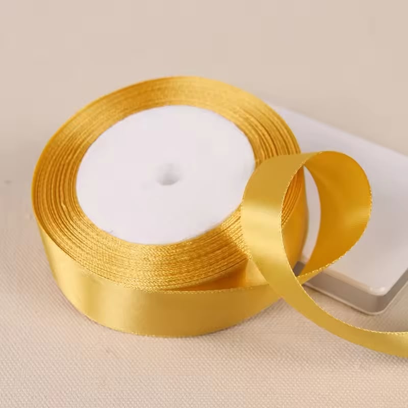 Premium Satin Ribbon Roll – 1 Inch x 9 Yards | Gift Wrapping, Crafts & Decorations