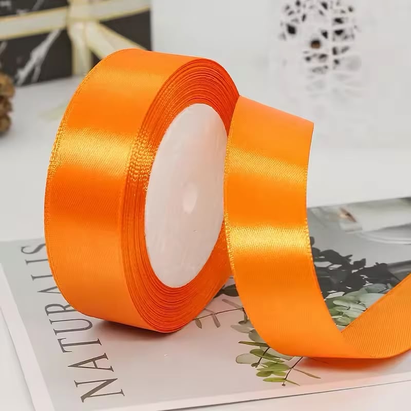 Premium Satin Ribbon Roll – 1 Inch x 9 Yards | Gift Wrapping, Crafts & Decorations