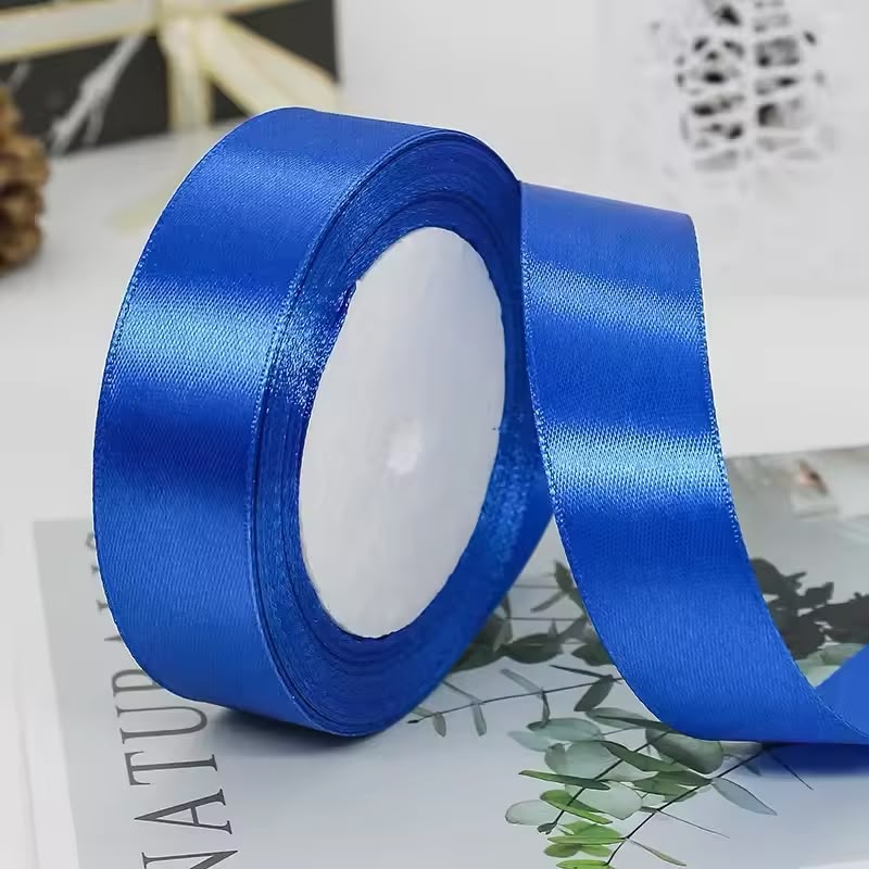 Premium Satin Ribbon Roll – 1 Inch x 9 Yards | Gift Wrapping, Crafts & Decorations