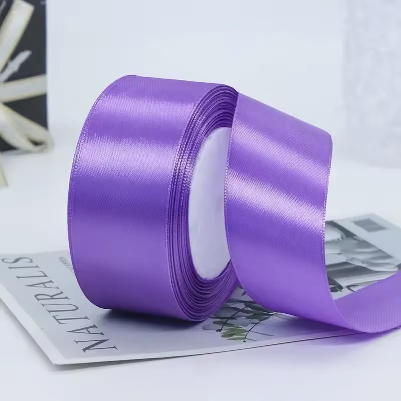 Premium Satin Ribbon Roll – 1.5 Inch x 18 Yards | Gift Wrapping, Bouquet & Event Decoration Ribbon