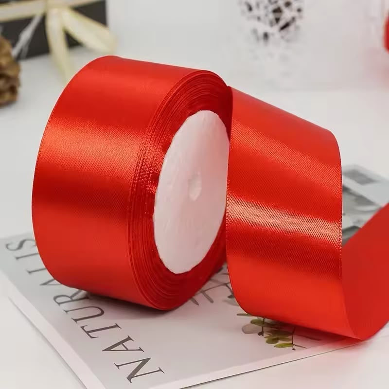 Premium Satin Ribbon Roll – 1.5 Inch x 18 Yards | Gift Wrapping, Bouquet & Event Decoration Ribbon