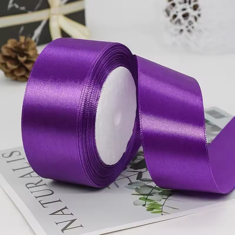 Premium Satin Ribbon Roll – 1.5 Inch x 18 Yards | Gift Wrapping, Bouquet & Event Decoration Ribbon