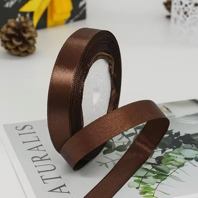 Premium Satin Ribbon Roll – 0.5 Inch x 18 Yards | Gift Wrapping, Crafts & Decorations
