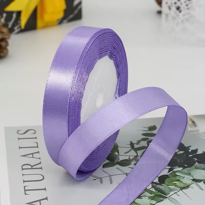 Premium Satin Ribbon Roll – 0.5 Inch x 18 Yards | Gift Wrapping, Crafts & Decorations