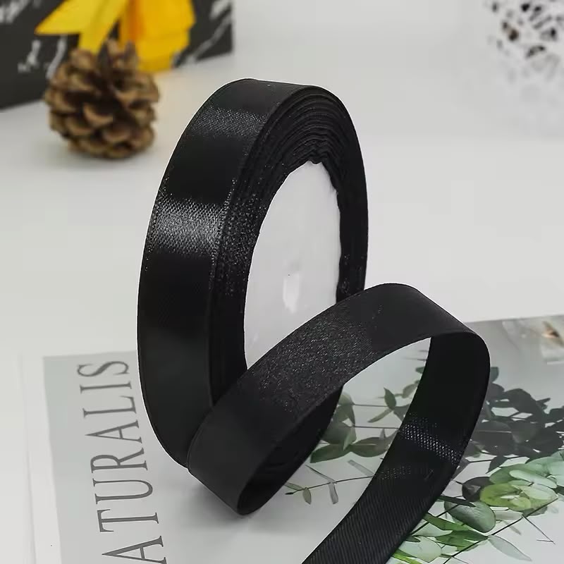 Premium Satin Ribbon Roll – 0.5 Inch x 18 Yards | Gift Wrapping, Crafts & Decorations