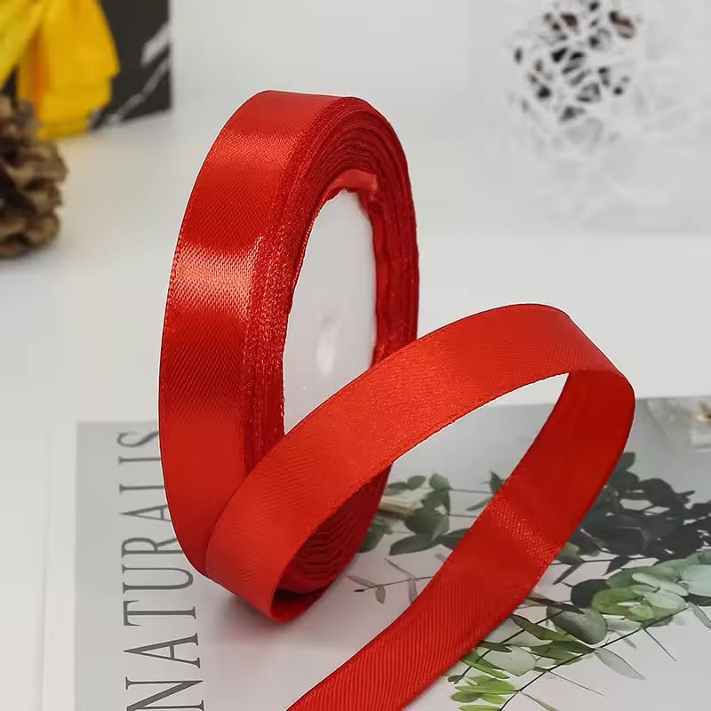 Premium Satin Ribbon Roll – 0.5 Inch x 18 Yards | Gift Wrapping, Crafts & Decorations