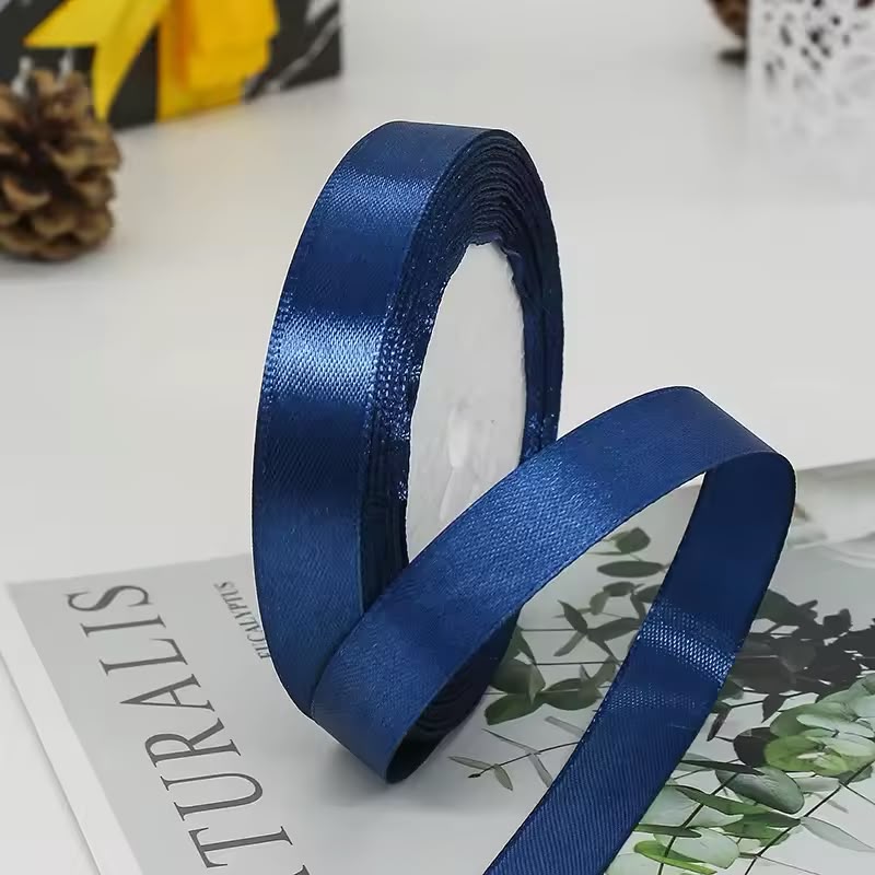 Premium Satin Ribbon Roll – 0.5 Inch x 18 Yards | Gift Wrapping, Crafts & Decorations