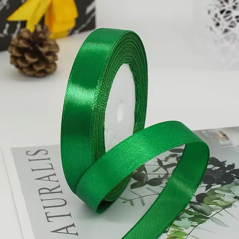 Premium Satin Ribbon Roll – 0.5 Inch x 18 Yards | Gift Wrapping, Crafts & Decorations