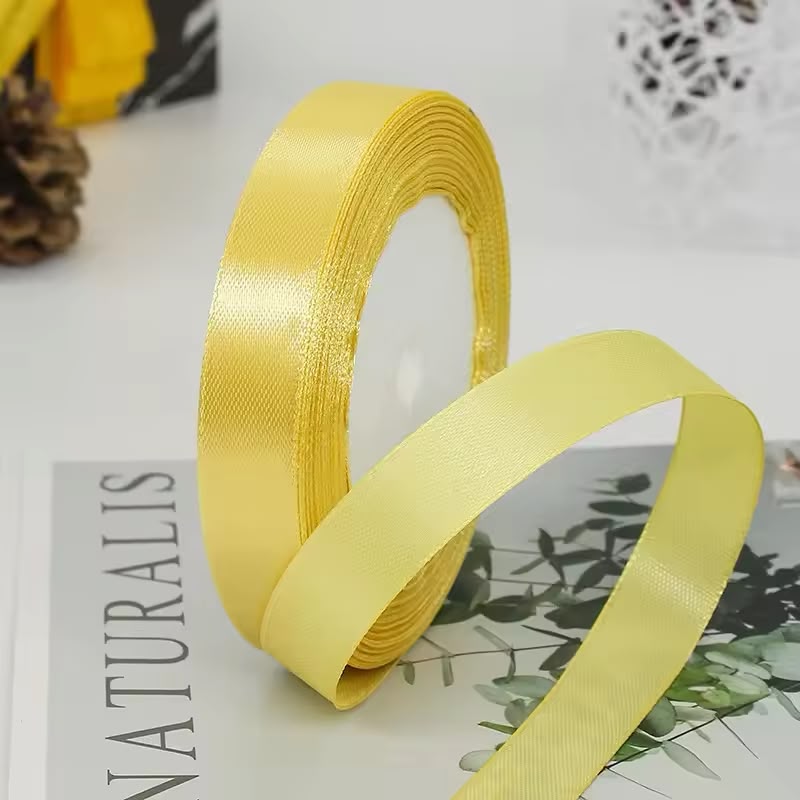 Premium Satin Ribbon Roll – 0.5 Inch x 18 Yards | Gift Wrapping, Crafts & Decorations