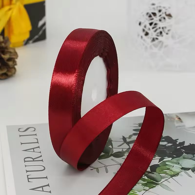 Premium Satin Ribbon Roll – 0.5 Inch x 18 Yards | Gift Wrapping, Crafts & Decorations